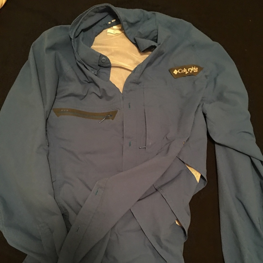 Men's Columbia fishermen button up