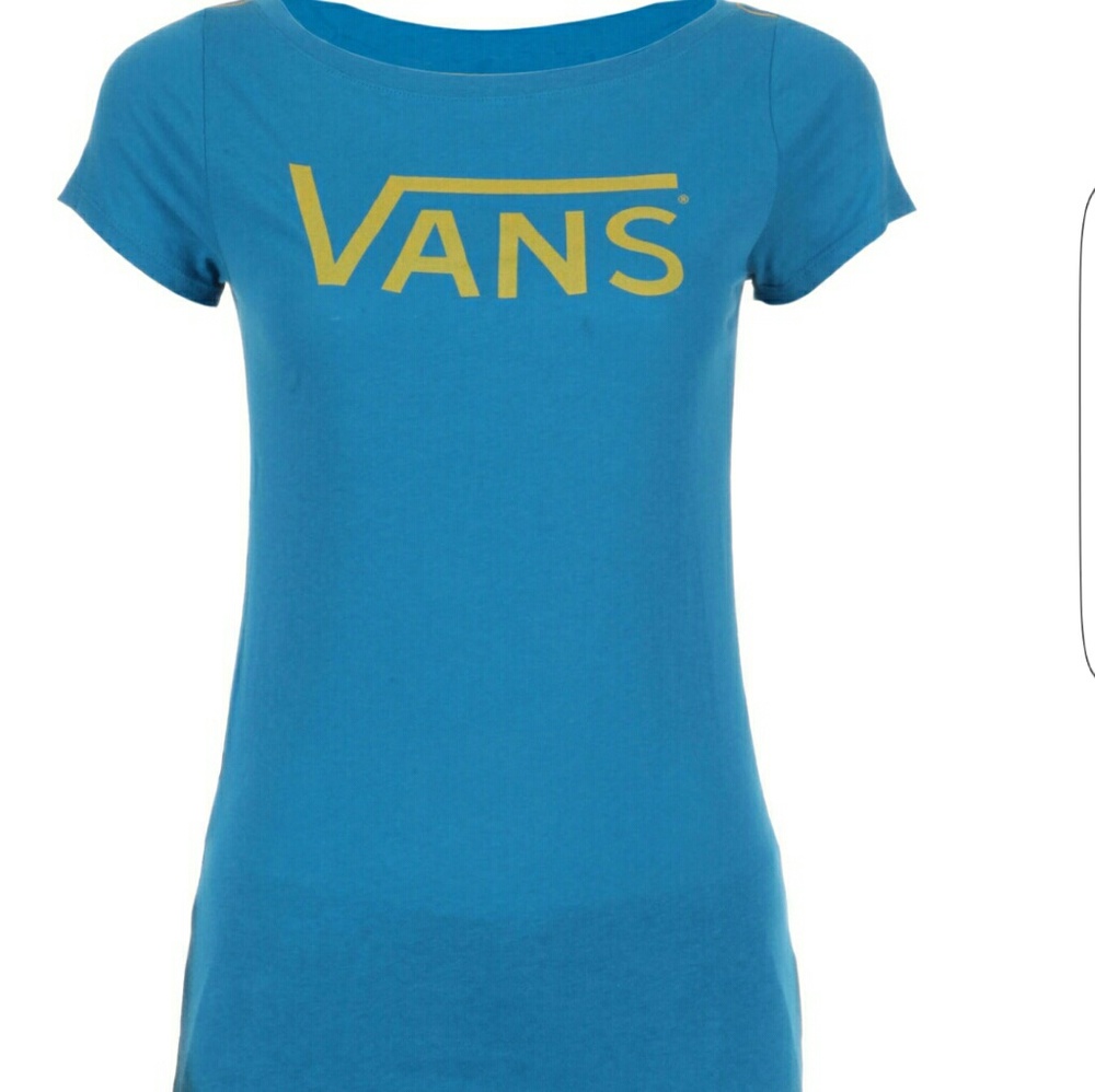 XS Aqua Logo Authentic Van's Tee cute4summer!!