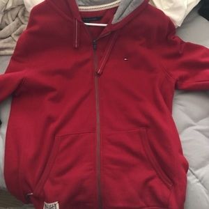 Red Tommy Hilfiger ZipUp