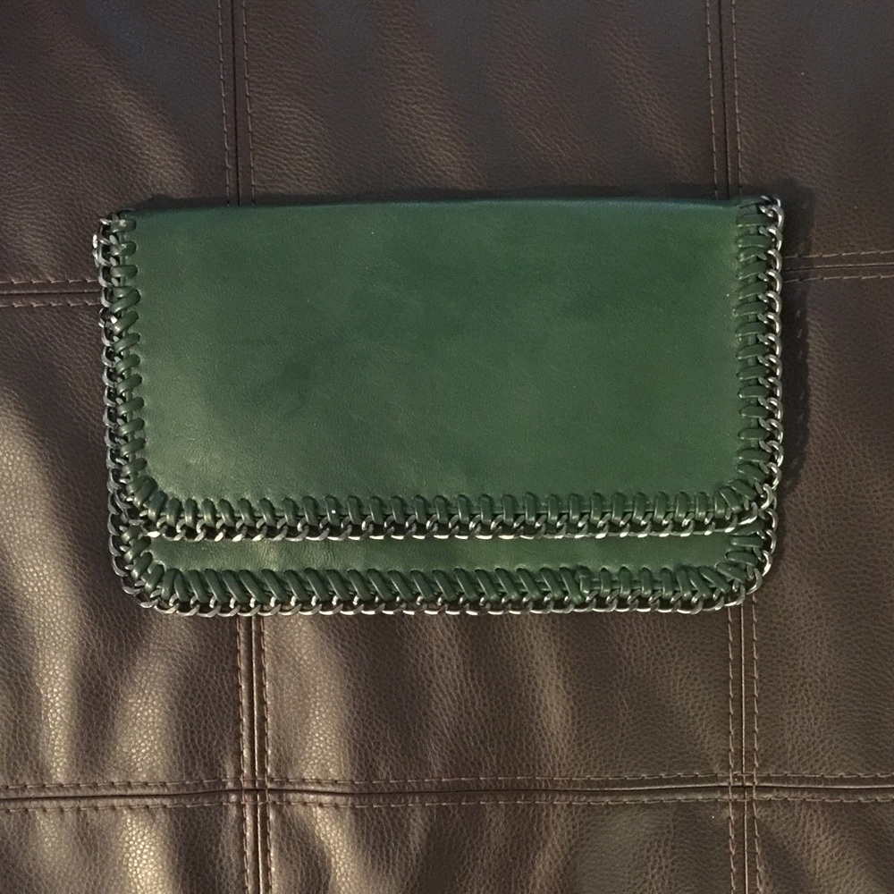 Green envelope purse
