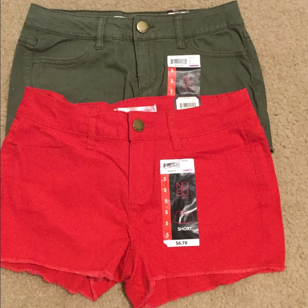 2 pair shorts