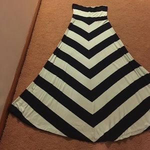 Gap fold over Maxi dress