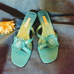 Lord & Taylor turquoise sandals