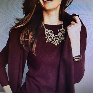 TALBOTS  $149 CASHMERE AUDREY SWEATER