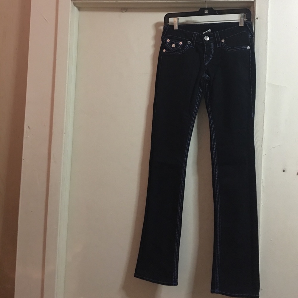 Women's True Religion Straight Jean, Size 26