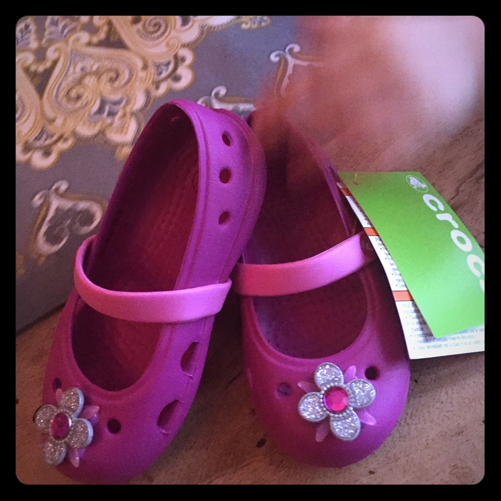 Crocs Keeley spring time flat for toddler