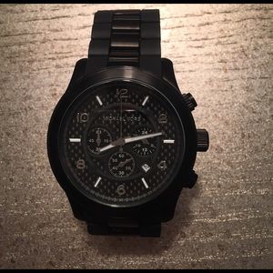 Michael Kors MK8157 Mens Black Chronograph Watch