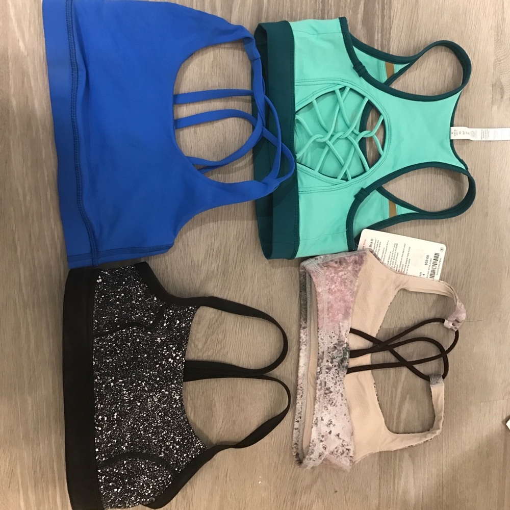 Lululemon Sports Bras Size 4! NWT or gently worn!