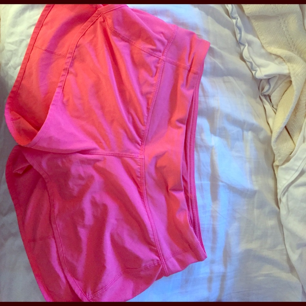Lulu Lemon pink athletic shorts