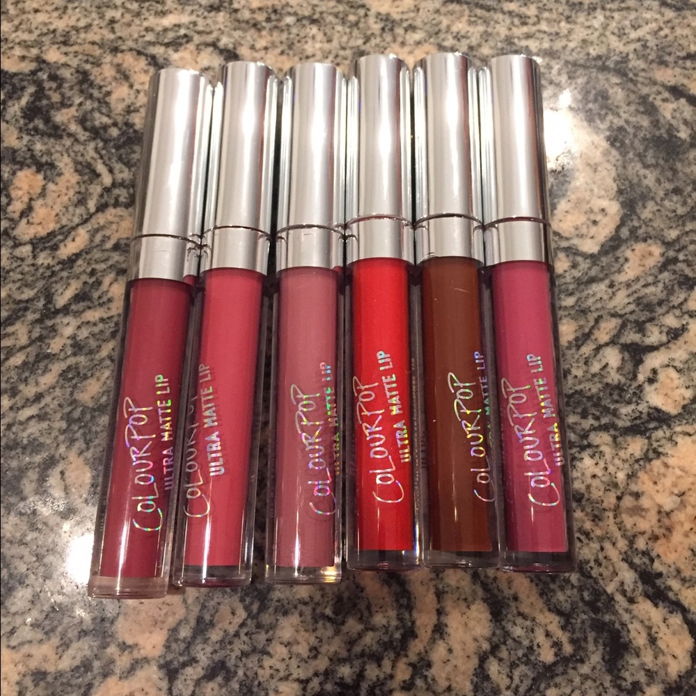 Six COLOURPOP Ultra Matte Lip