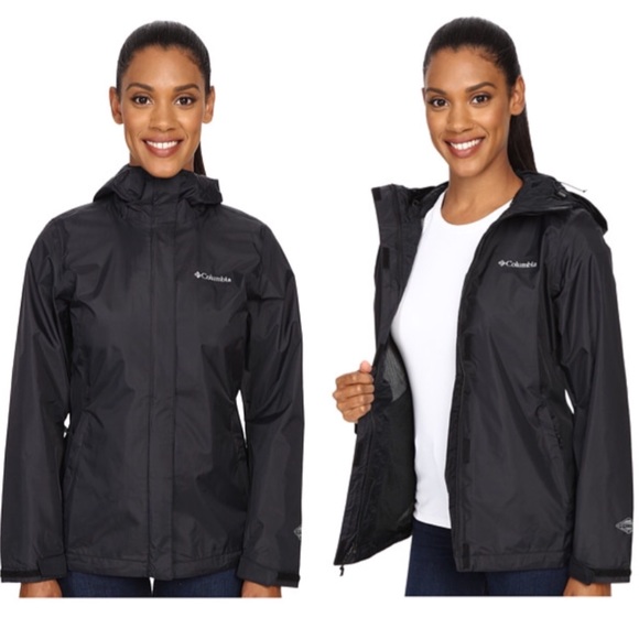 Columbia Jackets & Blazers - Columbia Arcadia II Black Windbreaker Rain Jacket