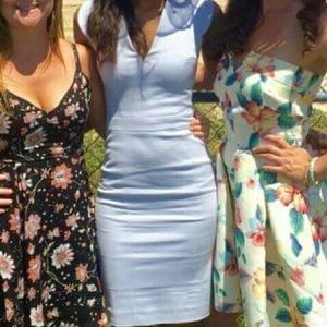 French Connection Lolo dress NWT pale lilac size 0