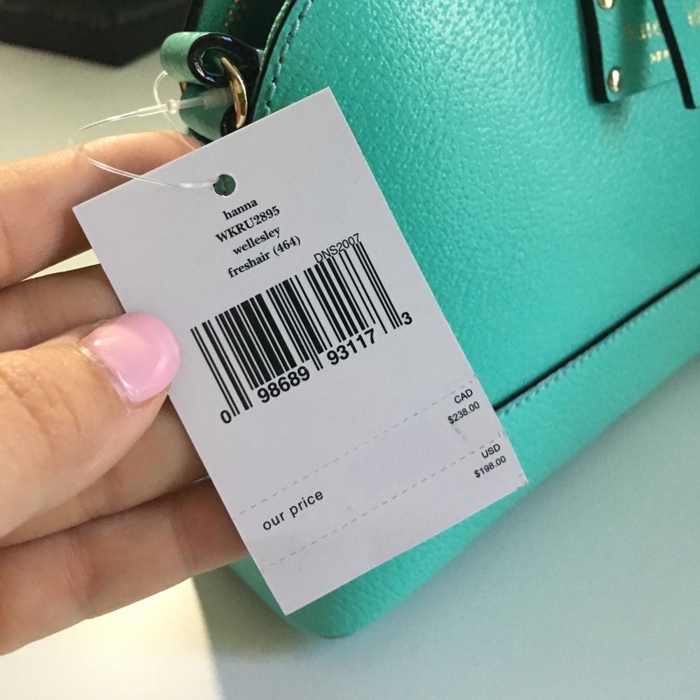 BNWT kate spade teal crossbody bag - Picture 3 of 3