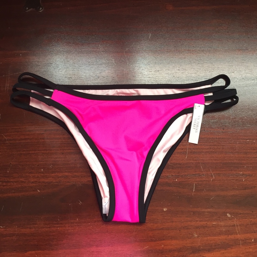 Victoria's Secret swim bottoms, The Strappy Cheeky