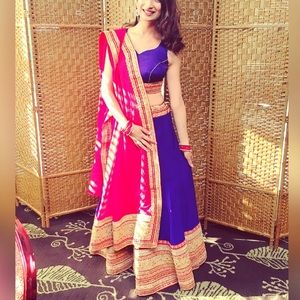 Pure georgette lehenga