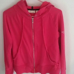 Cute DKNY red full zip up size M
