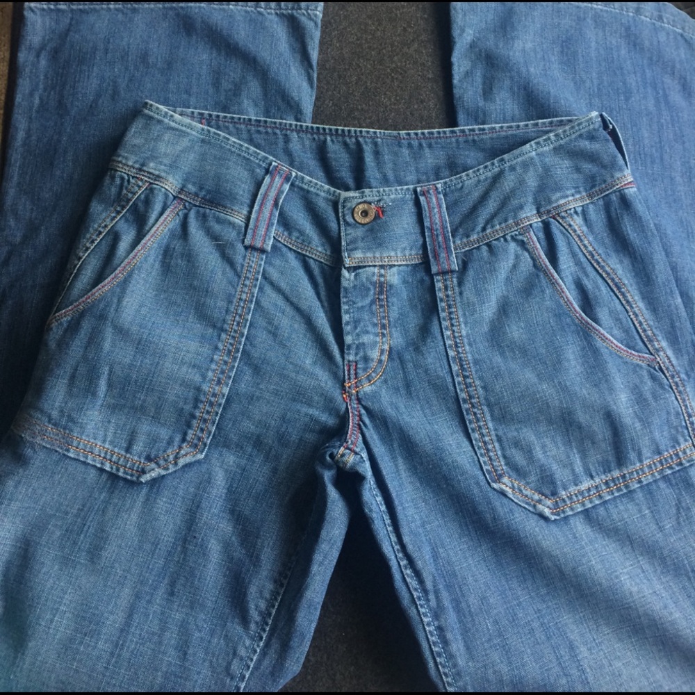 Diesel Wide Leg Jeans