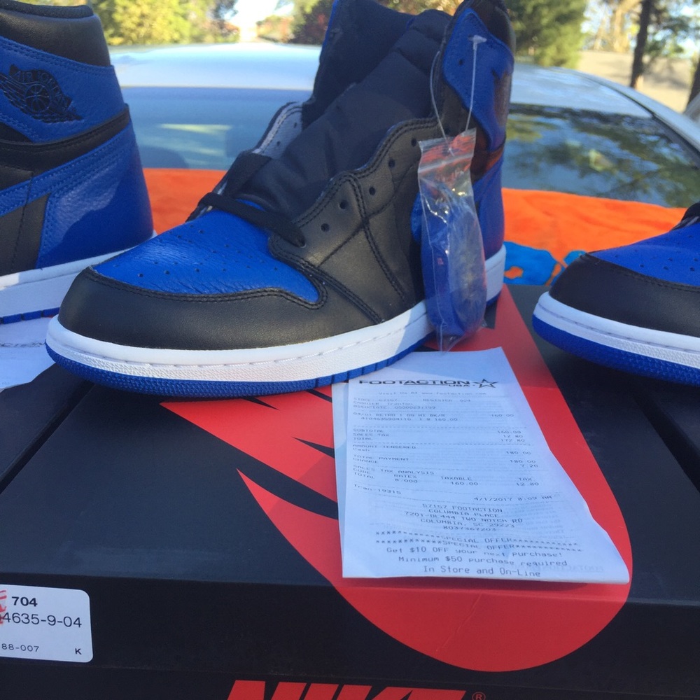 Authentic retro jordan royal 1's