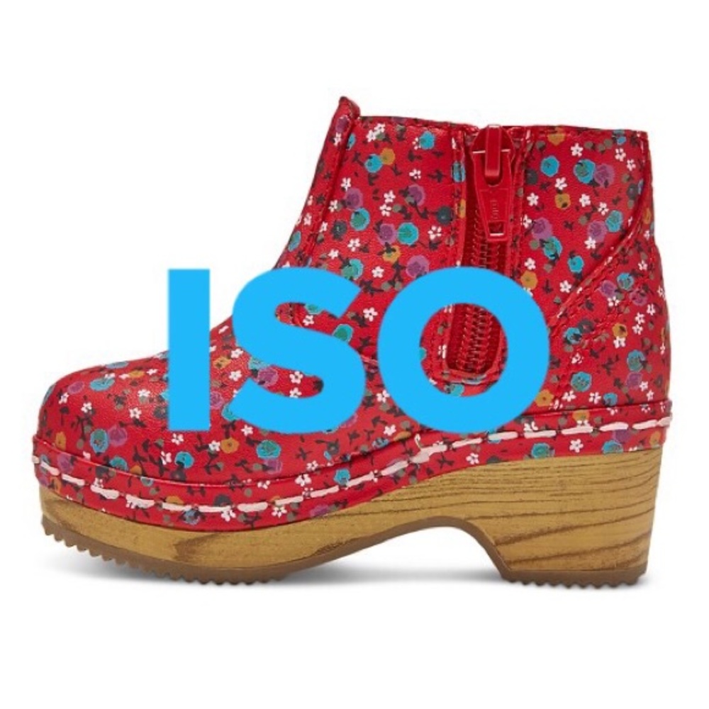 ISO: Genuine Kids Penia Red floral boots