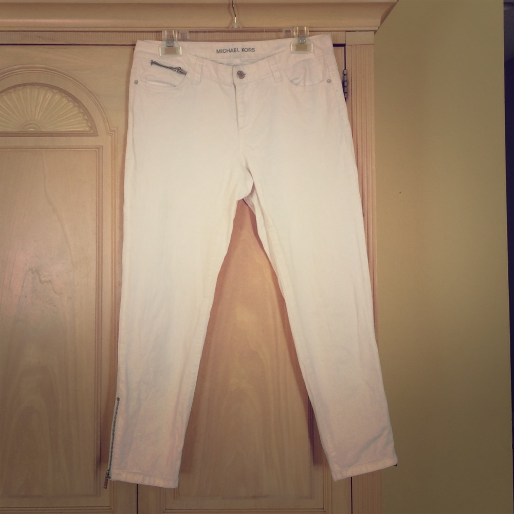 Michael Kors white jeans