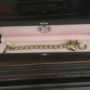 Juicy Couture Heart Chain Link Bracelet