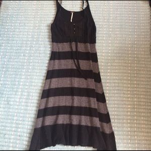 Free People black and grey sweater dress, M!