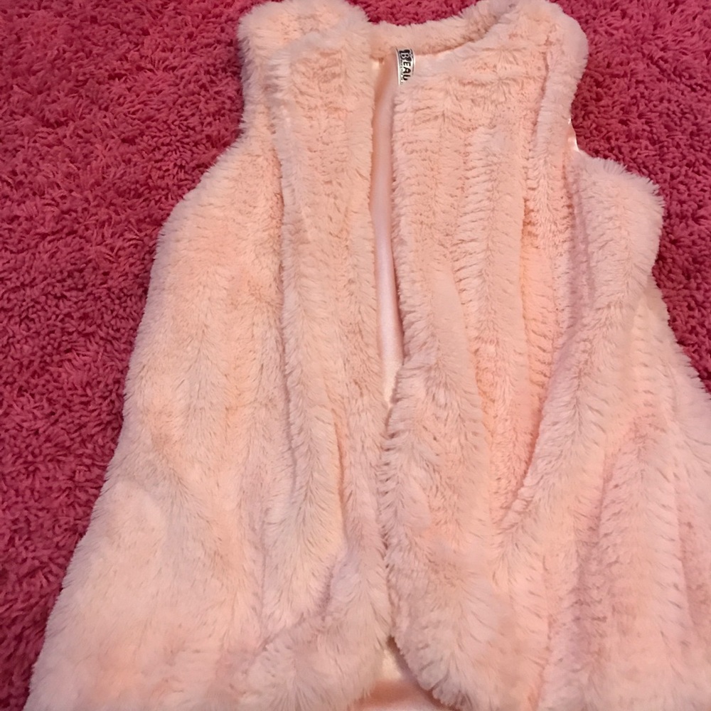 Fuzzy Vest WORN ONCE