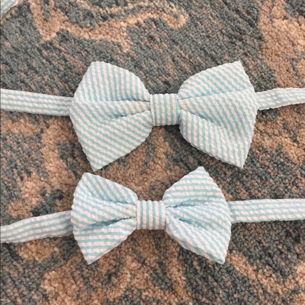 Easter seersucker Bow ties! For Daddy and son!
