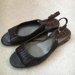 Cole Haan Nike Air brown sandals, size 8