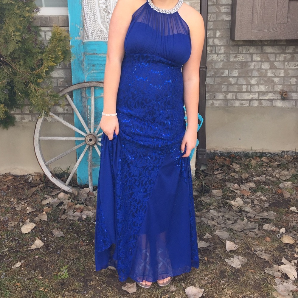 Blue Prom Dress💙 - Picture 5 of 6