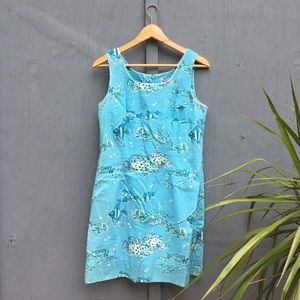 Lilly Pulitzer Blue Fish Dress