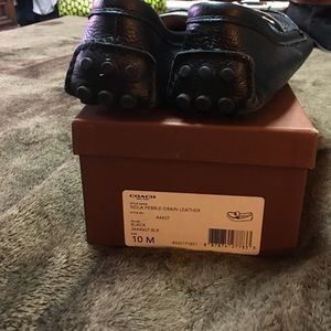 Coach leather loafers