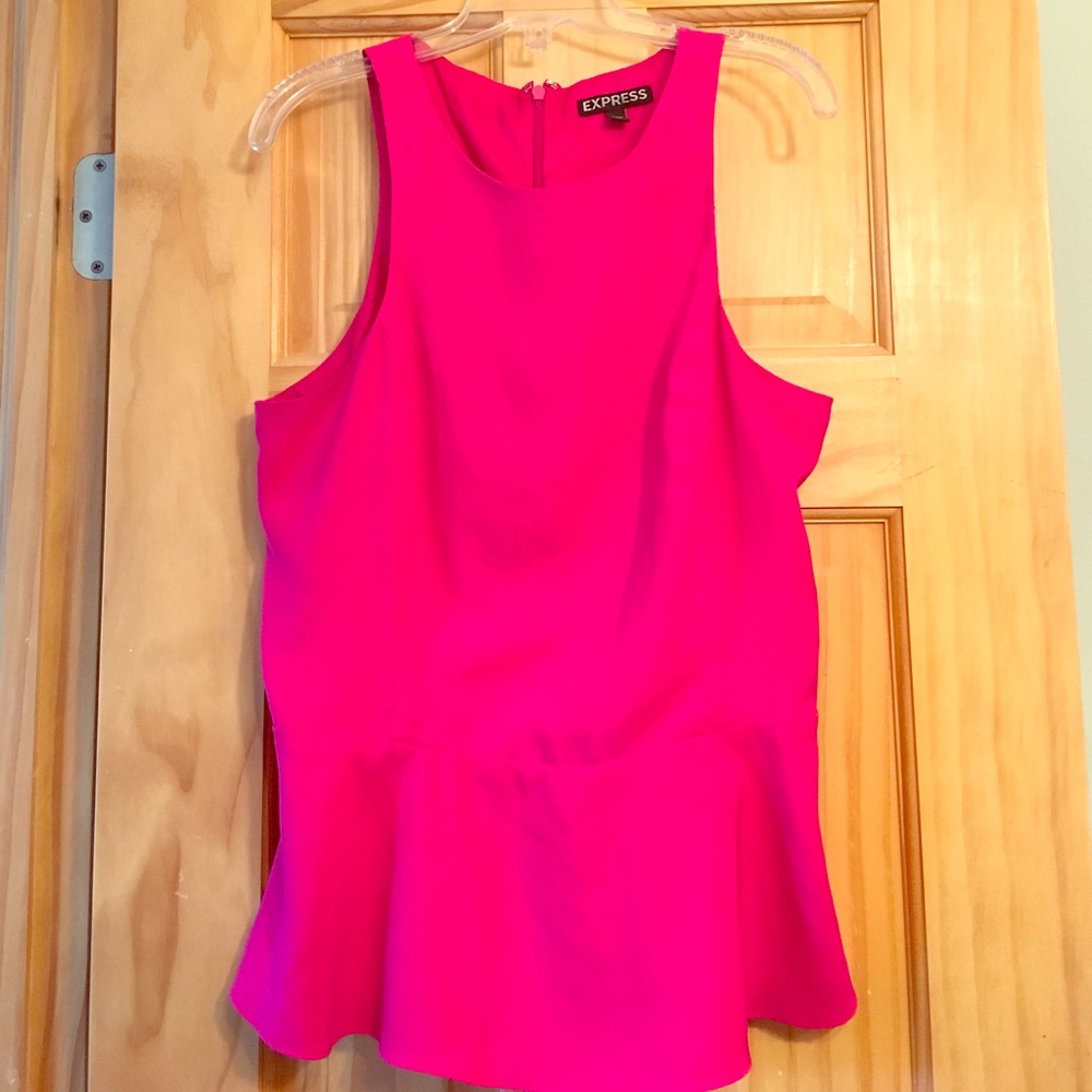 Pink express shirt size small