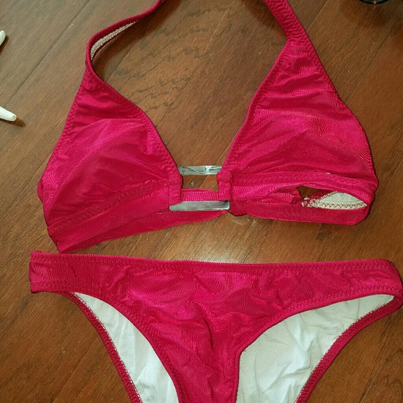 Deep ruby swimsuit - Picture 2 of 2