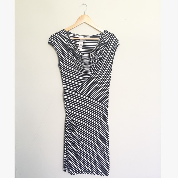 Max Studio Dresses & Skirts - Max Studio Striped Cowl Neck Bodycon Dress