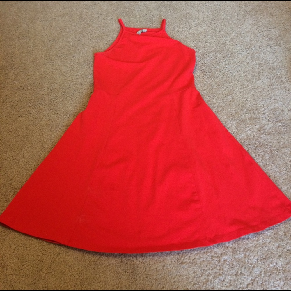 PRICE DROP - Red A-line Skater Dress - ASOS