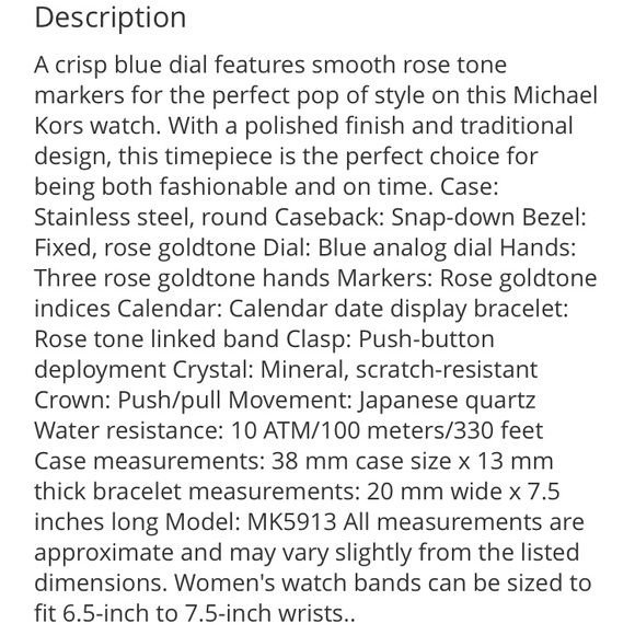 Michael Kors Women's MK5913 Slim Runway Watch - Picture 4 of 6