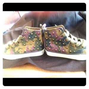 Ralph Lauren embellished sneakers