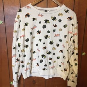 long sleeve sushi top