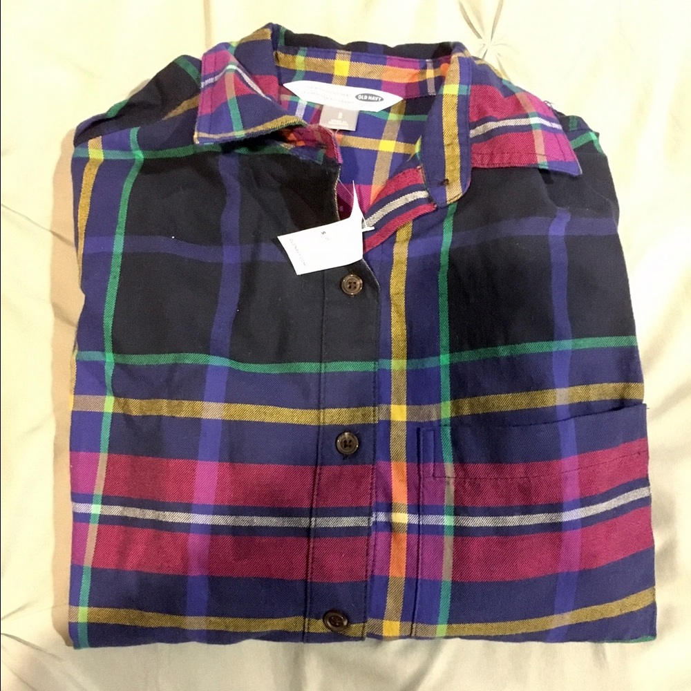 Old navy flannel shirt, New with tags