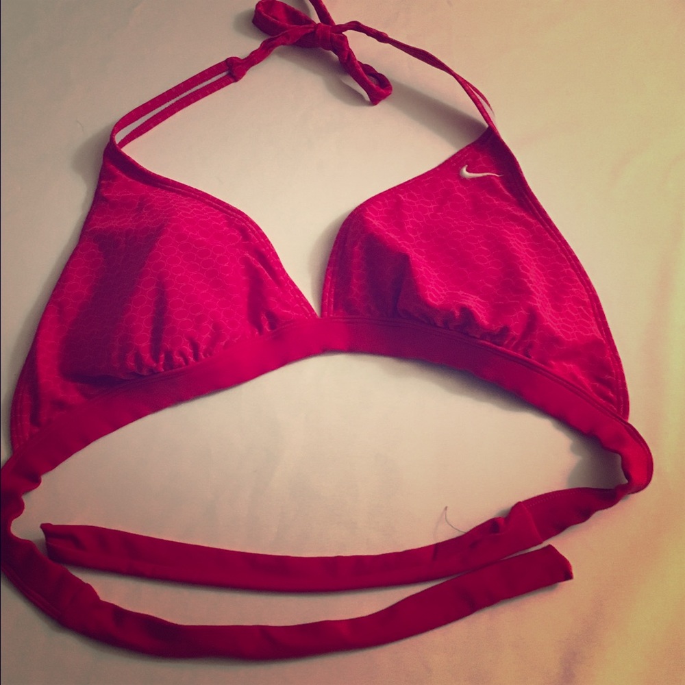 Nike halter swim top