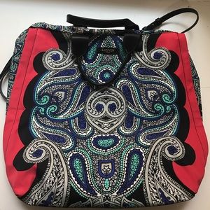 Lanvin Padam Paisley Vertical Tote
