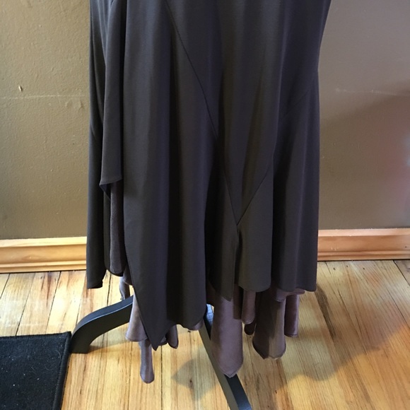 2 PIECE EVENING LONG PLEATED SKIRT & TOP - Picture 4 of 8