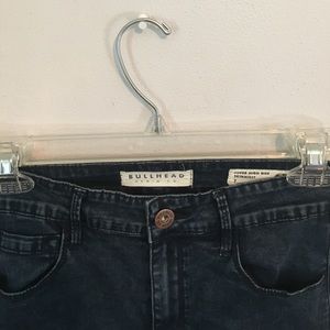bullhead high waisted skinny jeans