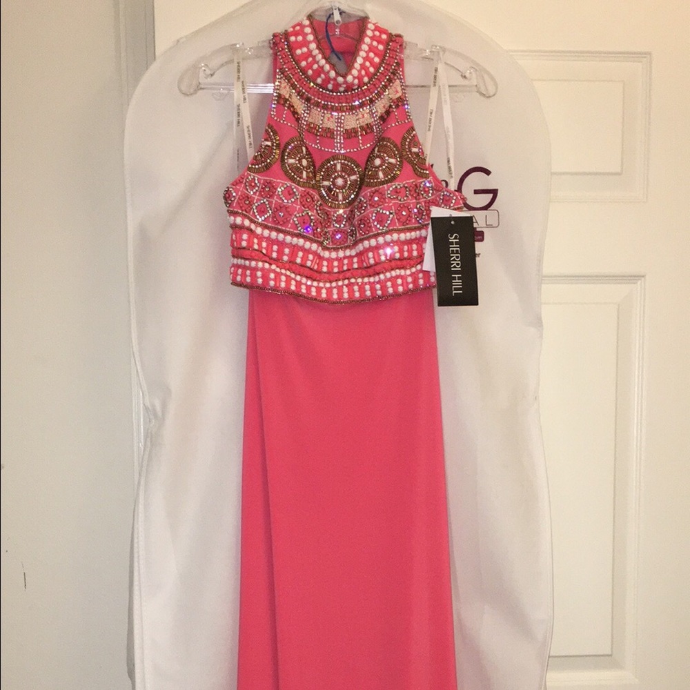 Sherri hill two piece prom dress