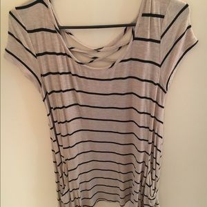 Stripped Tshirt Dress