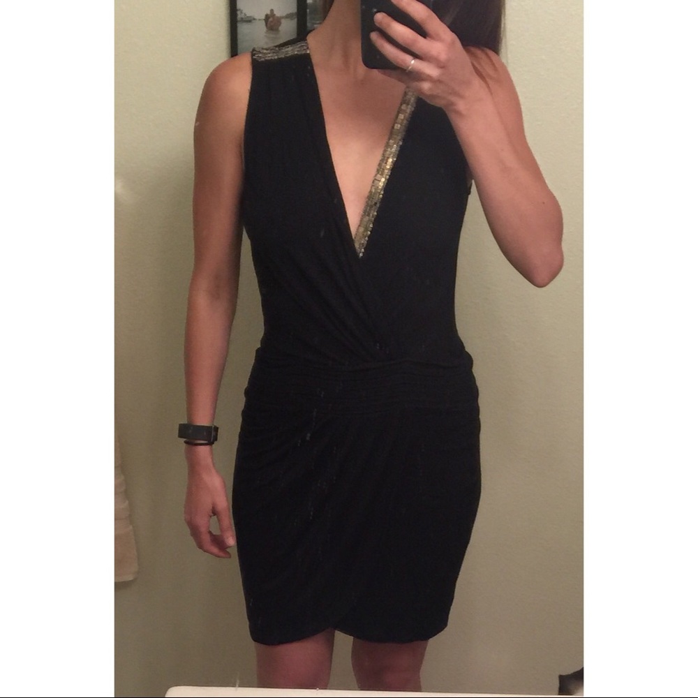 Nordstrom - Ella Moss black Midi dress