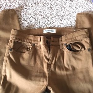 Madewell High Riser Skinny Sateen Jean