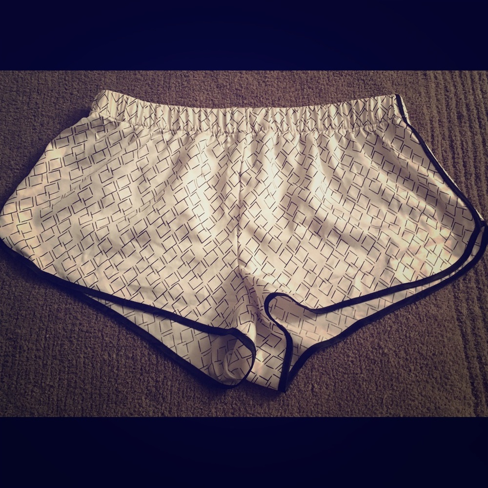 Satin sleep shorts