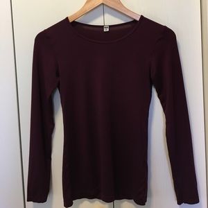 Uniqlo heattech long sleeve crew neck